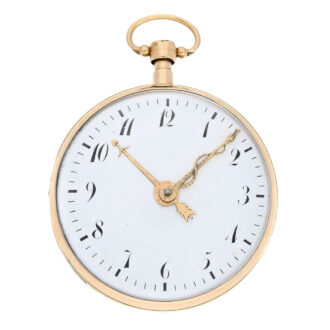 Swiss rose gold repeating musical cylinder watch Circa 1820