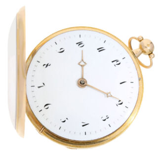 Rare Swiss/French rose gold musical cylinder watch Circa 1815