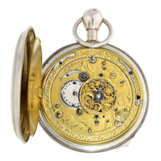 Swiss skeletonized repeating Jacquemart erotic verge Circa 1810 Swiss skeletonized repeating Jacquemart erotic verge Circa 1810