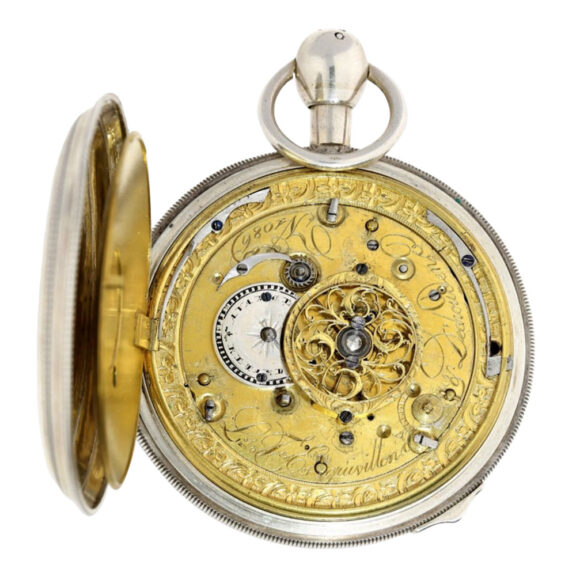 Swiss skeletonized repeating Jacquemart erotic verge Circa 1810 Swiss skeletonized repeating Jacquemart erotic verge Circa 1810