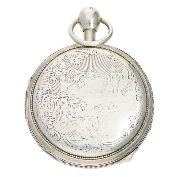 Swiss skeletonized repeating Jacquemart erotic verge Circa 1810 Swiss skeletonized repeating Jacquemart erotic verge Circa 1810