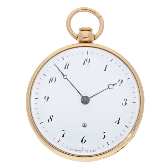 French rose gold repeating jumping hour cylinder watch Circa 1810
