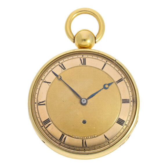 French silver-gilt Montre Simple cylinder pocket watch Circa 1825 French silver-gilt Montre Simple cylinder pocket watch Circa 1825