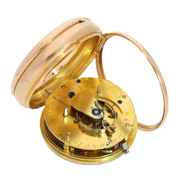 English gold chronometer with Pennington balance Circa 1812 English gold chronometer with Pennington balance Circa 1812
