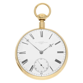 English gold 7½ minute repeating chronometer watch Circa 1840