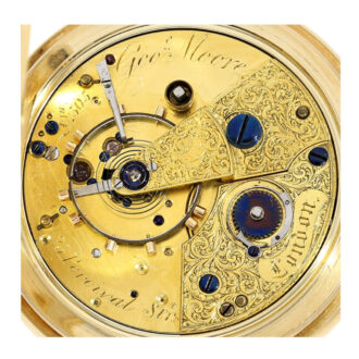 English gold 7½ minute repeating chronometer watch Circa 1840 English gold 7½ minute repeating chronometer watch Circa 1840