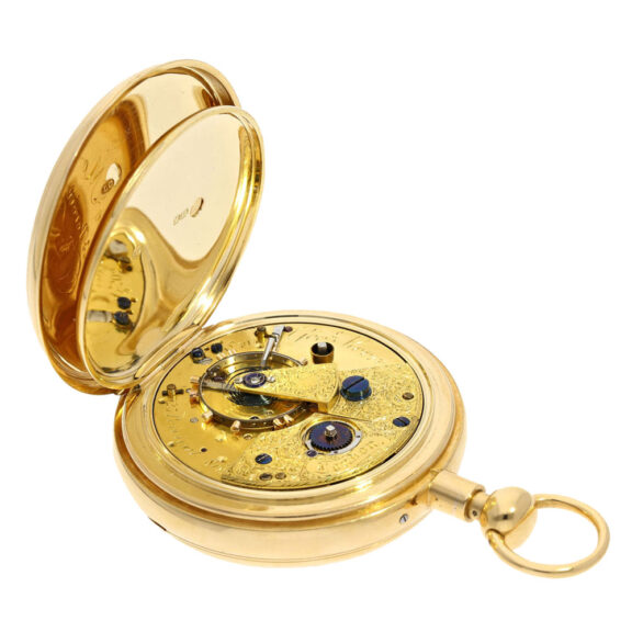 English gold 7½ minute repeating chronometer watch Circa 1840 English gold 7½ minute repeating chronometer watch Circa 1840