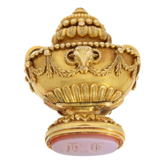 Swiss form watch with signet and two poison compartments Circa 1800 Swiss form watch with signet and two poison compartments Circa 1800