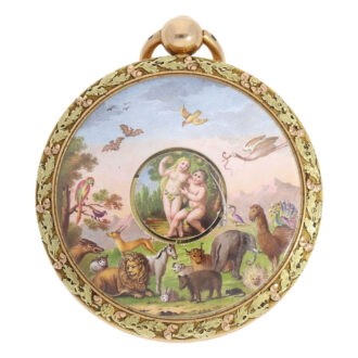 Swiss à quatre coleurs gold double-sided automaton Circa 1810 Swiss à quatre coleurs gold double-sided automaton Circa 1810