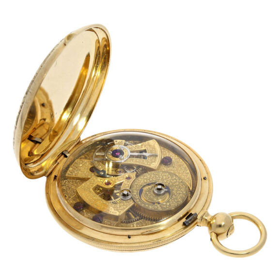 Swiss centre seconds duplex for the Ottoman market Circa 1840 Swiss centre seconds duplex for the Ottoman market Circa 1840