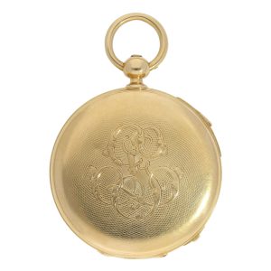French gold repeating lever with Seconde Morte Circa 1840