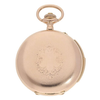 Very early Swiss hunting cased complicated watch Circa 1870 Very early Swiss hunting cased complicated watch Circa 1870