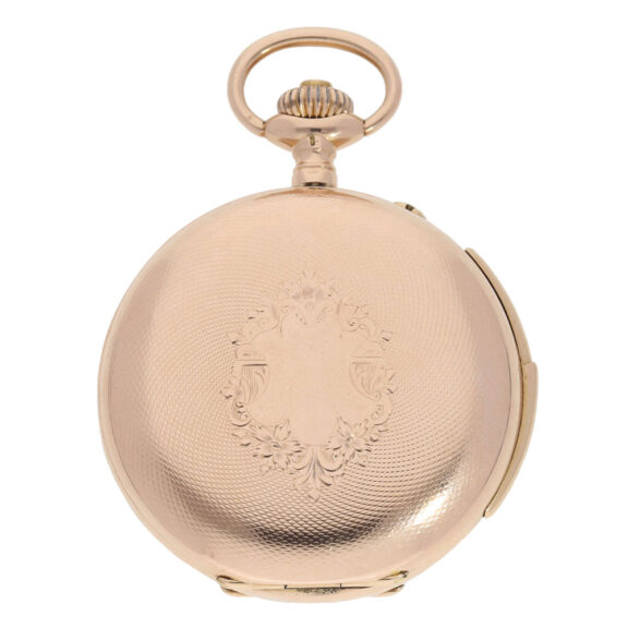 Very early Swiss hunting cased complicated watch Circa 1870 Very early Swiss hunting cased complicated watch Circa 1870