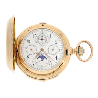 Important Swiss rose gold complicated watch Circa 1900 Important Swiss rose gold complicated watch Circa 1900