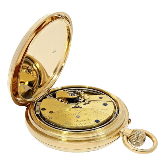 Important English gold complicated lever watch Circa 1886 Important English gold complicated lever watch Circa 1886