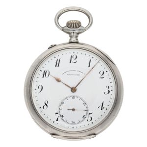 Fine Swiss silver quality Extra lever pocket watch Circa 1909