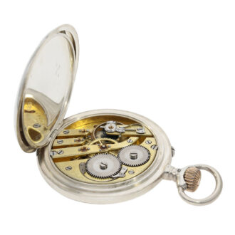 Fine Swiss silver quality Extra lever pocket watch Circa 1909
