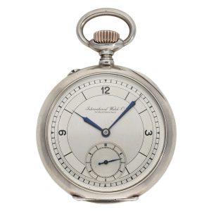 Swiss silver open faced lever watch with two-tone dial Circa 1906