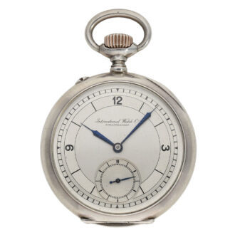 Swiss silver open faced lever watch with two-tone dial Circa 1906