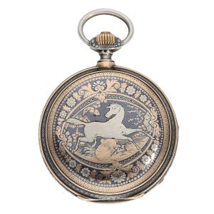 Swiss rose gold hunting cased anker chronometer Circa 1890