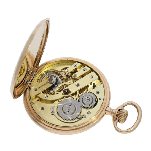 Heavy Swiss 14K rose gold ankerchronometer Circa 1900 Heavy Swiss 14K rose gold ankerchronometer Circa 1900