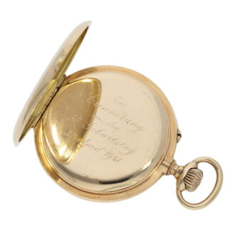 Swiss rose gold quality Extra precision watch Circa 1897 Swiss rose gold quality Extra precision watch Circa 1897
