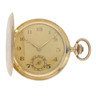 Historically interesting gold hunting cased lever Circa 1915
