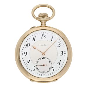 Swiss 14K gold open faced ankerchronometer Circa 1912