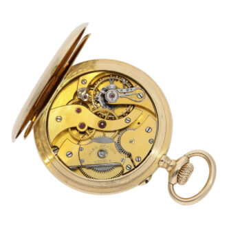 Swiss 14K gold open faced ankerchronometer Circa 1912