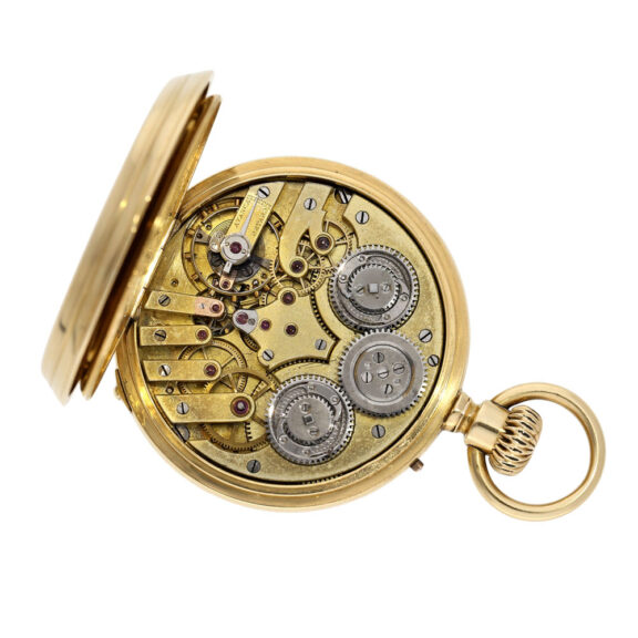 Early Swiss 18K gold seconde morte precision watch Circa 1860 Early Swiss 18K gold seconde morte precision watch Circa 1860