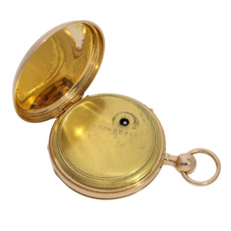 French rose gold quarter repeating verge watch Circa 1820 French rose gold quarter repeating verge watch Circa 1820