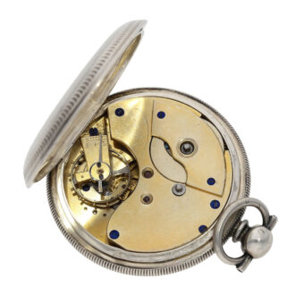 Large Swiss silver lever made for the Chinese market Circa 1870