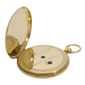 French gold open faced quarter repeating Lépine watch Circa 1840