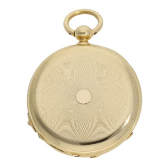 Swiss 18K gold Lépine watch with seconde morte Circa 1850
