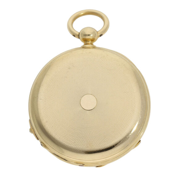 Swiss 18K gold Lépine watch with seconde morte Circa 1850 Swiss 18K gold Lépine watch with seconde morte Circa 1850