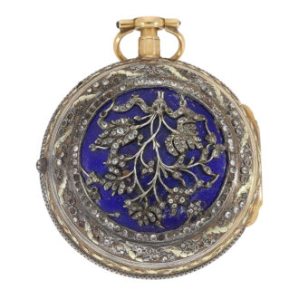 Italian gold and silver repeating à toc et à tact verge Circa 1770
