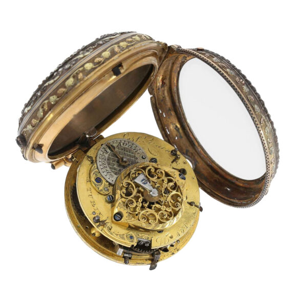 Italian gold and silver repeating à toc et à tact verge Circa 1770 Italian gold and silver repeating à toc et à tact verge Circa 1770