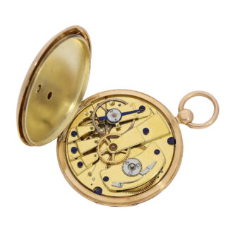 French rose gold Lépine watch with jumping hour Circa 1830