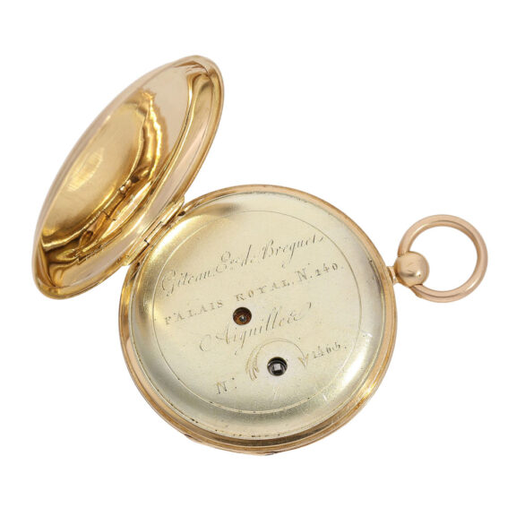 French rose gold Lépine watch with jumping hour Circa 1830 French rose gold Lépine watch with jumping hour Circa 1830