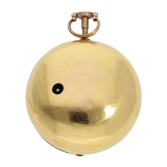 Early English gold pair cased repoussé verge watch Circa 1760 Early English gold pair cased repoussé verge watch Circa 1760