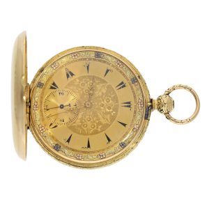 Swiss gold chronometer made for the Turkish market Circa 1850