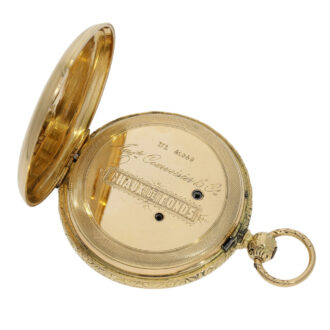 Swiss gold chronometer made for the Turkish market Circa 1850
