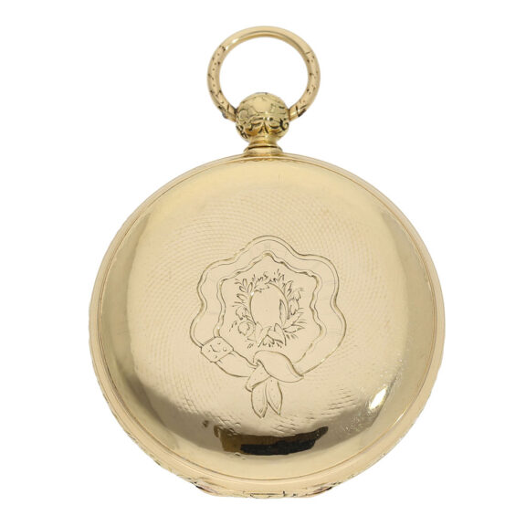 Swiss gold chronometer made for the Turkish market Circa 1850 Swiss gold chronometer made for the Turkish market Circa 1850