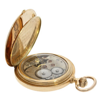 Heavy Swiss 14 carat gold pocket chronometer Circa 1900 Heavy Swiss 14 carat gold pocket chronometer Circa 1900