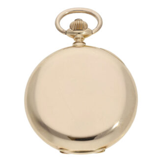 Heavy Swiss 14 carat gold pocket chronometer Circa 1900 Heavy Swiss 14 carat gold pocket chronometer Circa 1900