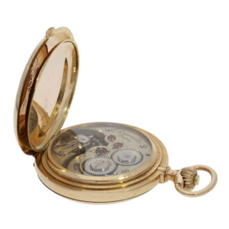 Heavy Swiss 14 carat gold pocket chronometer Circa 1900