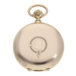 Heavy Swiss 14 carat gold pocket chronometer Circa 1900