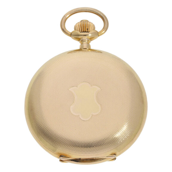 Swiss 18 carat gold hunting cased chronometer Circa 1890 Swiss 18 carat gold hunting cased chronometer Circa 1890