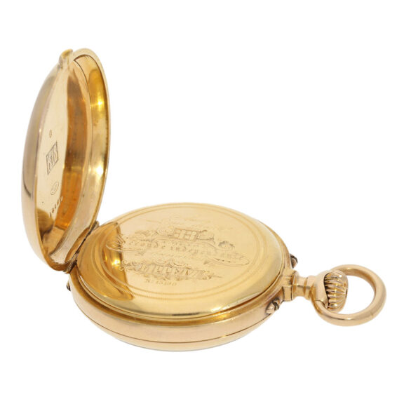 Fine Swiss rose gold lever with seconde morte Circa 1870 Fine Swiss rose gold lever with seconde morte Circa 1870