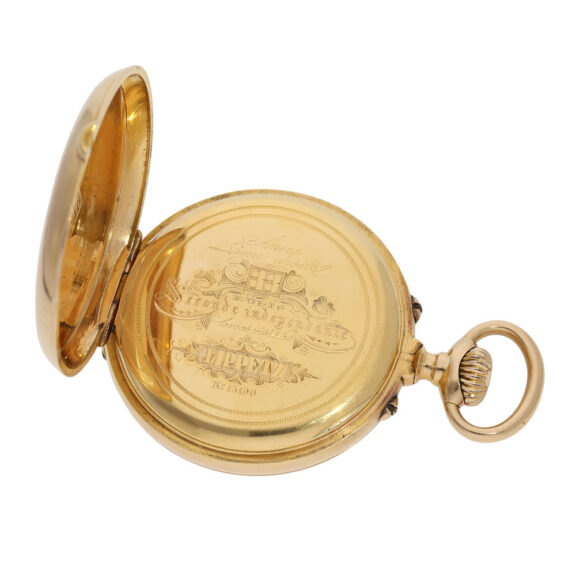 Fine Swiss rose gold lever with seconde morte Circa 1870 Fine Swiss rose gold lever with seconde morte Circa 1870